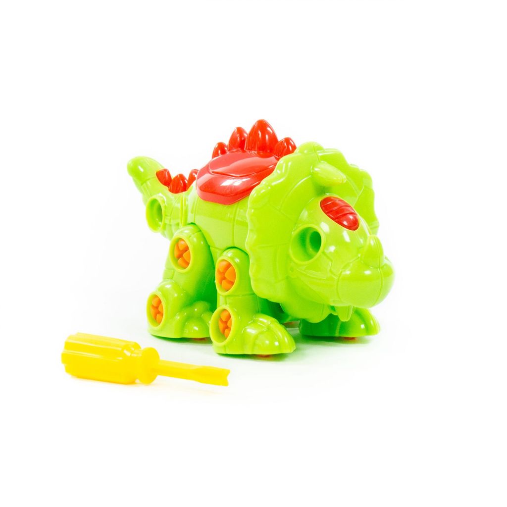 Конструктор-динозавр Трицератопс (32 элементов) (в пакете) - Полесье фото 5