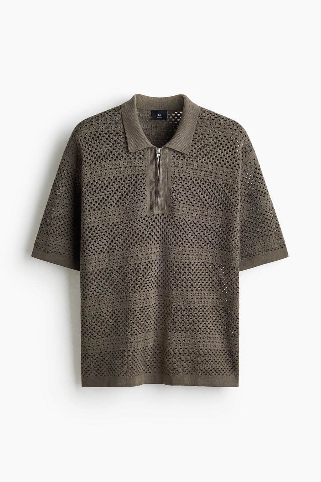 Polo en punto calado Relaxed Fit - H&m фото 2