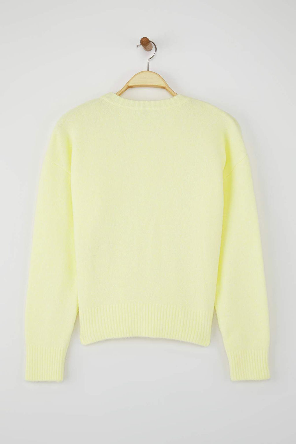 Wardrobe Essentials Sar? Yun Kar?s?ml? Tuylu Premium Iplik Genis Kal?p Triko Kazak | TWOAW26KZ00125