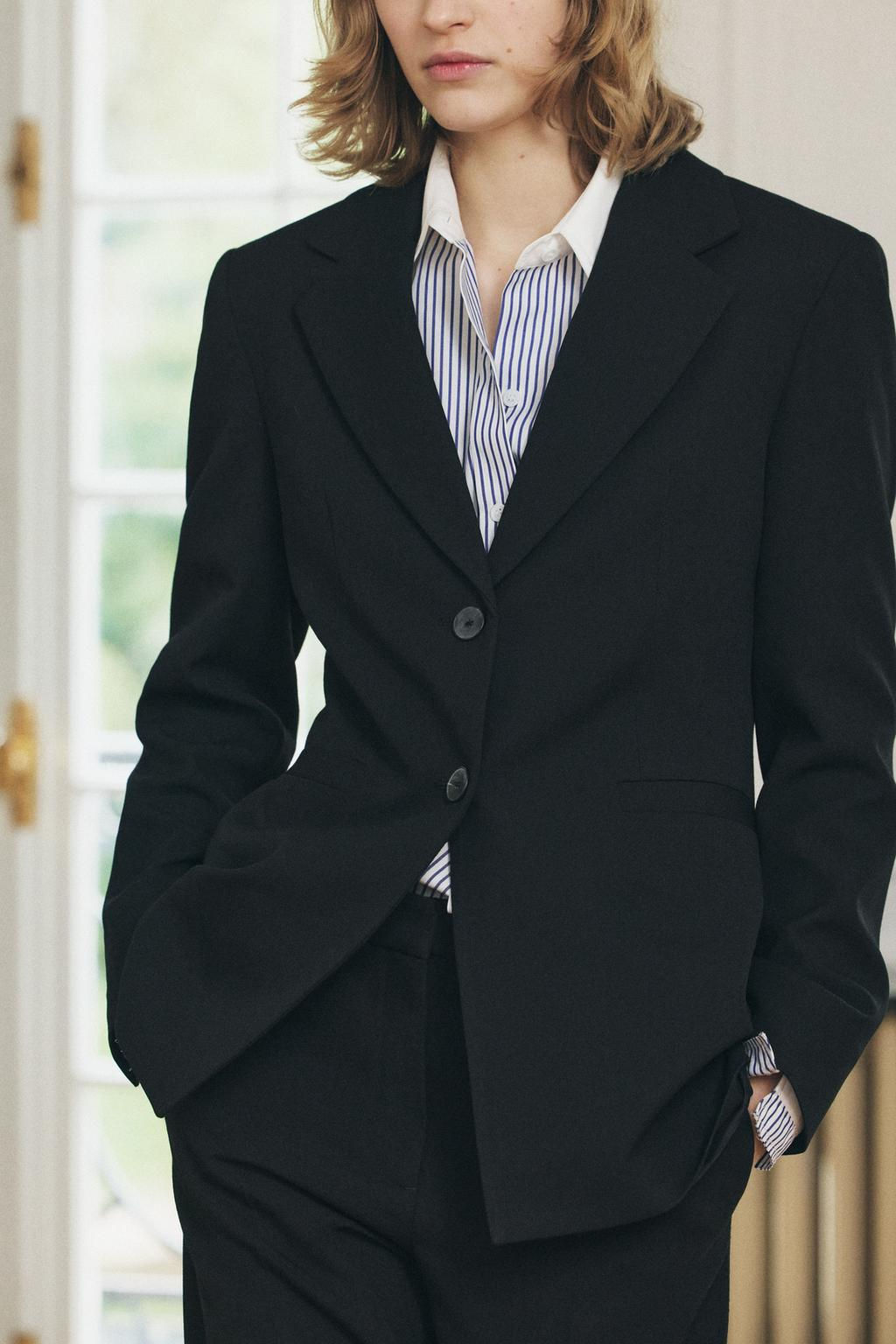 ZW COLLECTION FITTED BLAZER - Zara фото 5