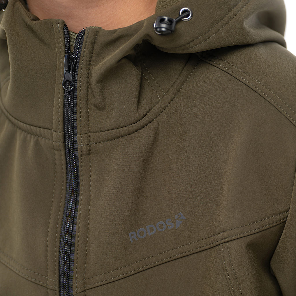 RODOS Куртка софтшелл для мальчика демисезон М-311д Тёмно-серый  фото 32