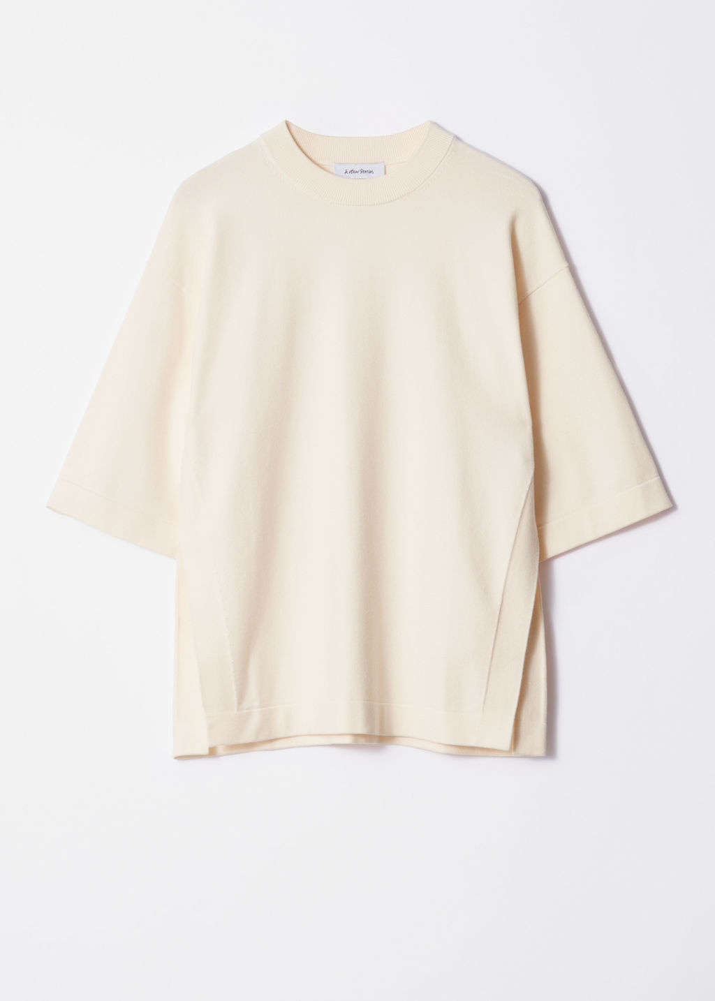 Camiseta de punto de corte holgado