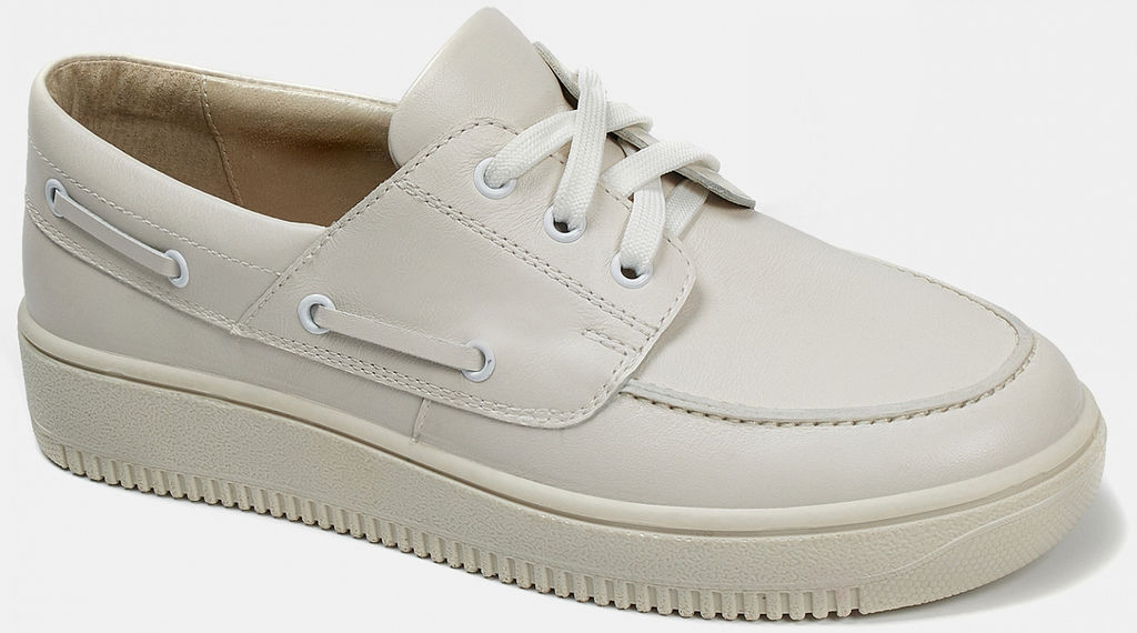 Топсайдеры Ralf Ringer JAM молочный натуральная кожа фото 2