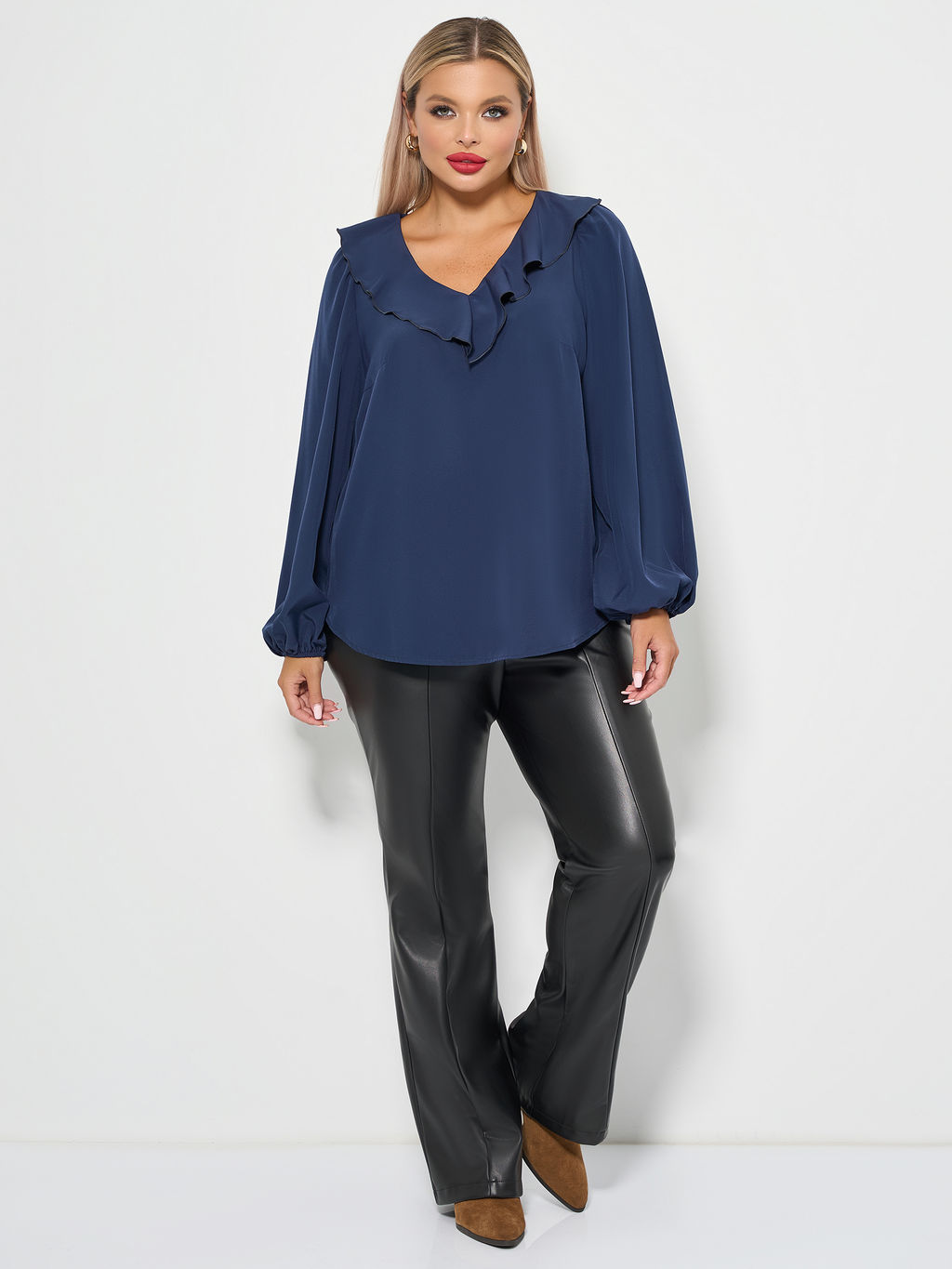 Блузка 0059-26 алый - Dora фото 95