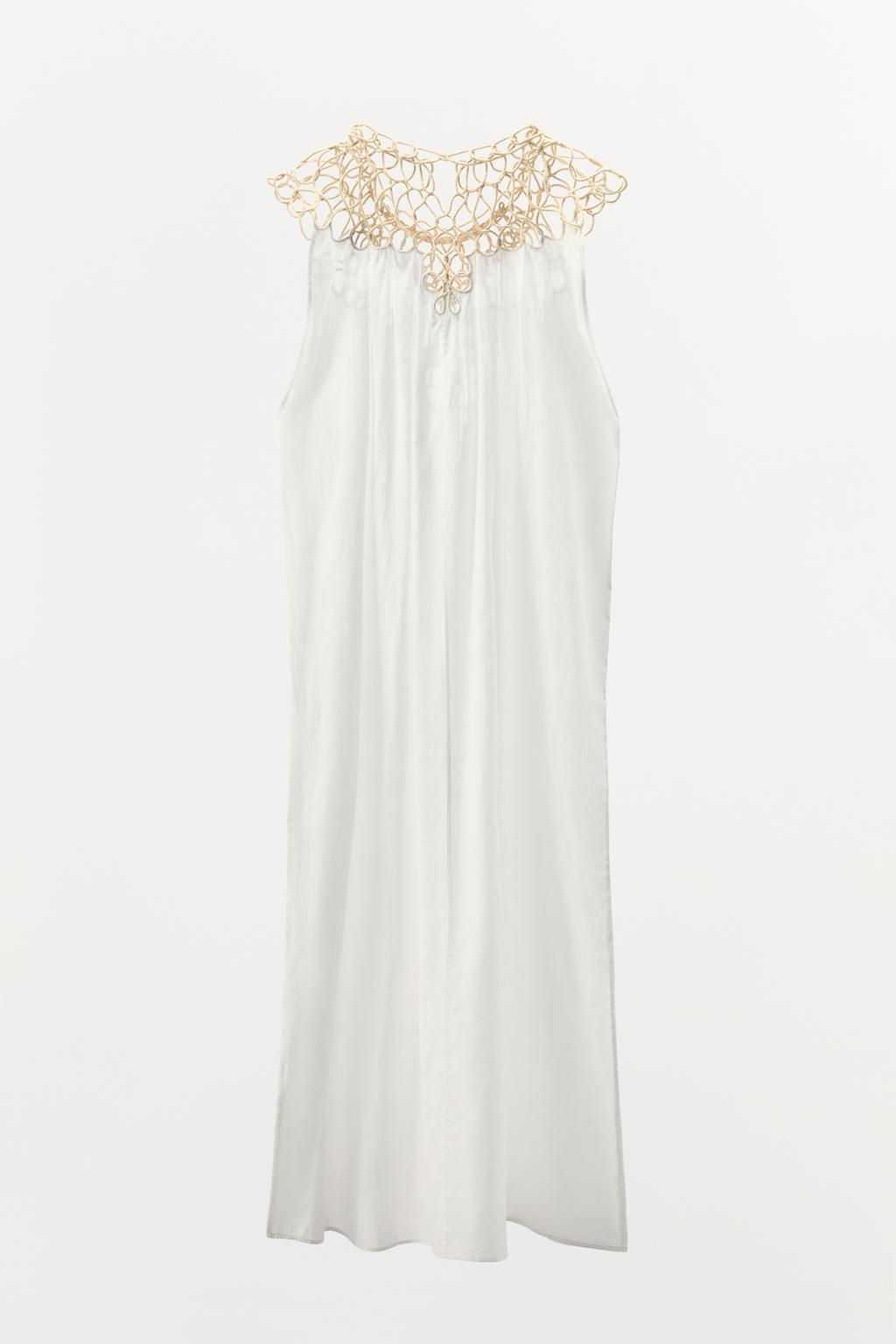LIMITED EDITION COMBINATION COTTON DRESS - Zara фото 7
