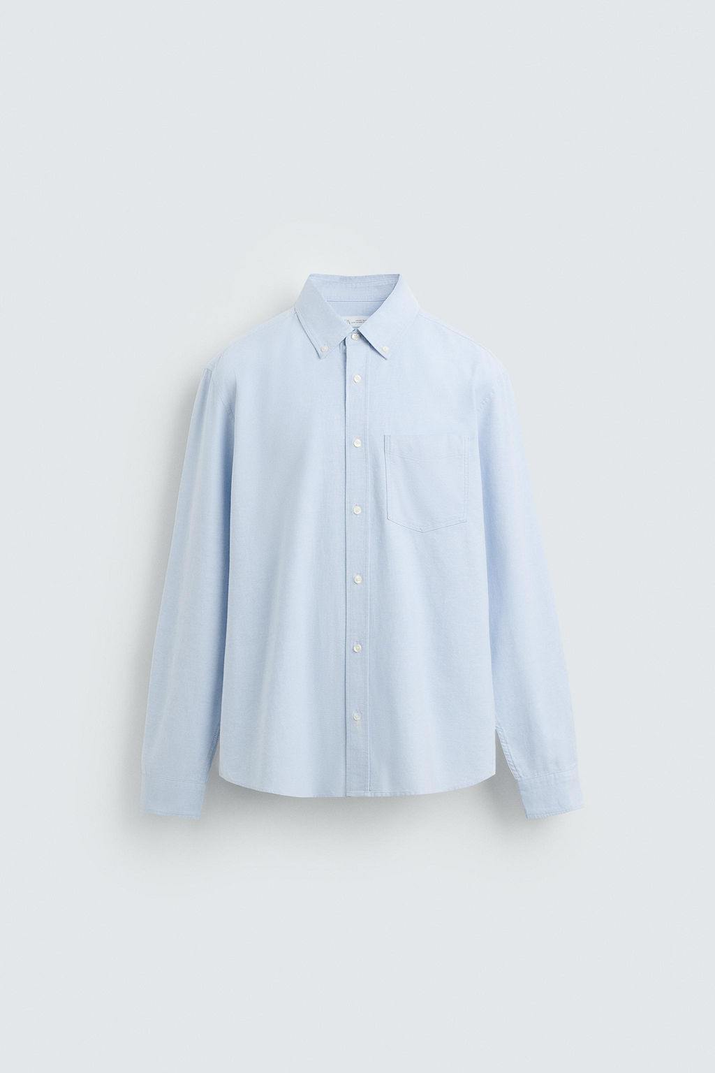 TEXTURED OXFORD SHIRT - Zara фото 7