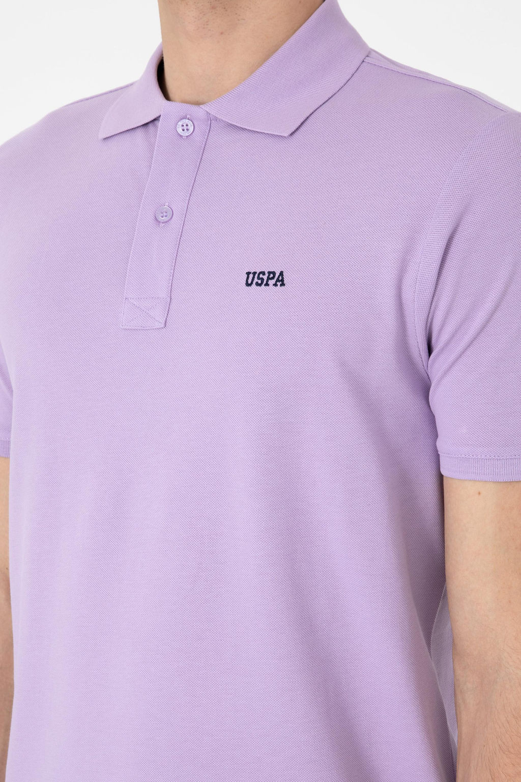 Erkek Regular Fit Polo Yaka Lila Basic Ti__rt Sepette S_rpriz _ndirim - U.s. polo assn фото 7