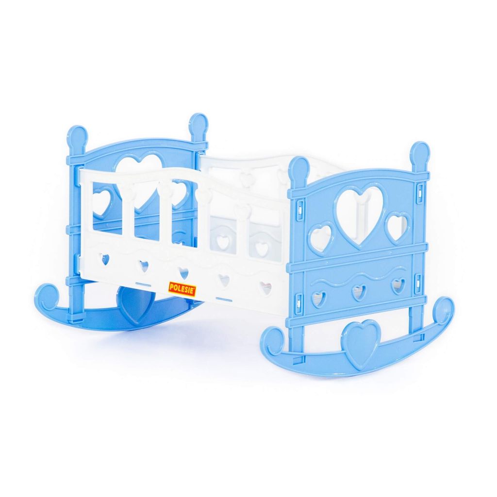Кроватка-качалка сборная для кукол №2 (7 элементов) (в пакете) - Полесье фото 2