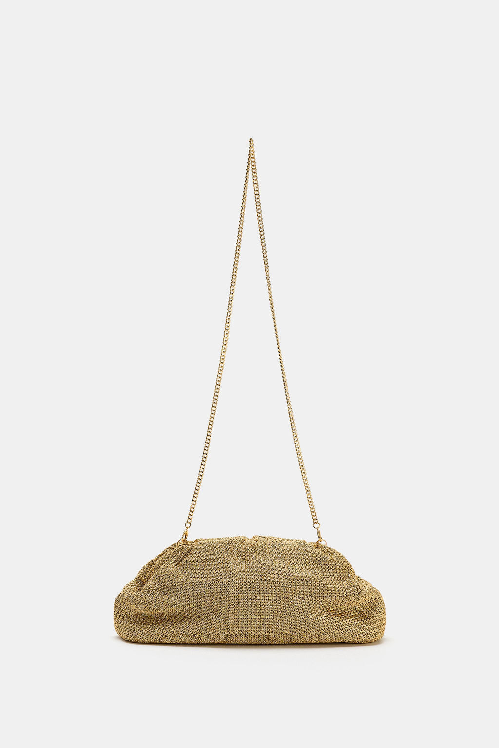BOLSO SOBRE CUERPO TRENZADO / Oro - Zara фото 3