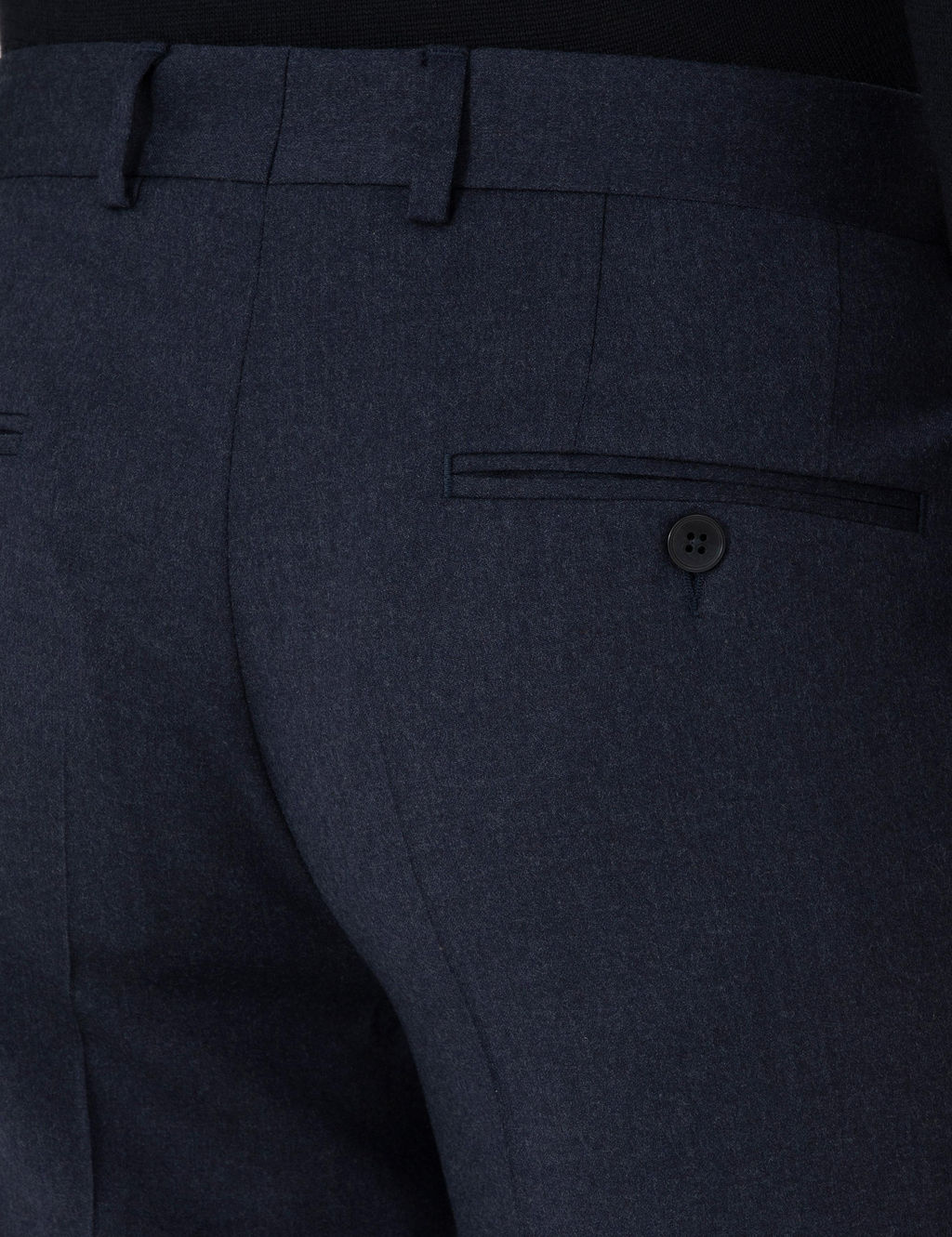 Тканевые брюки узкого кроя темно-синего цвета - Cacharel фото 6