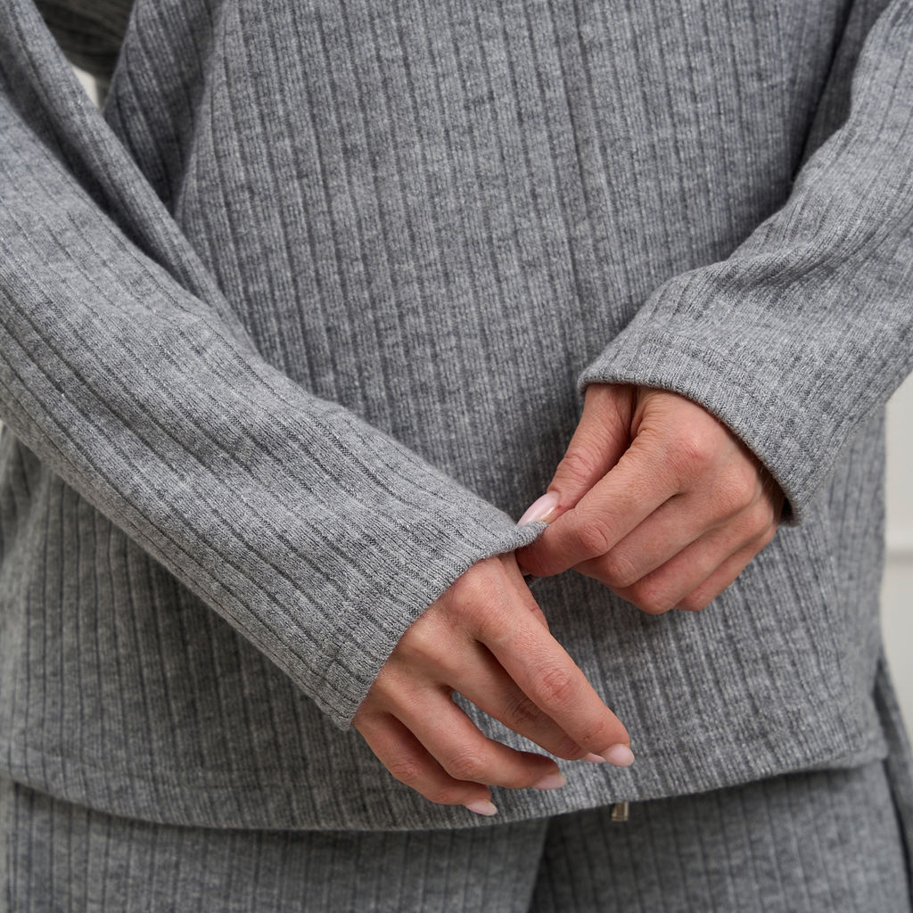 Лонгслив J.587 серый