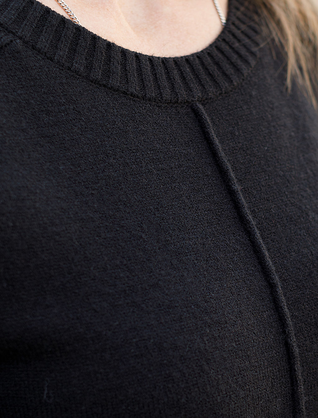 Платье Vilatte из пряжи с кашемиром чёрный  фото 2