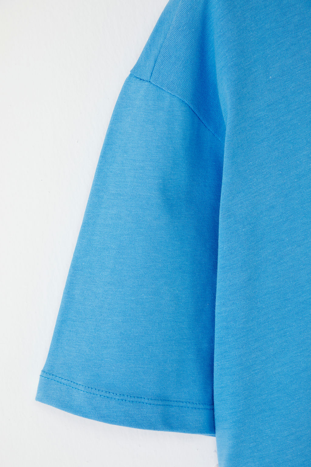 Koyu Mavi Oversize/Genis Kesim %100 T-Shirt TMNSS22TS0318