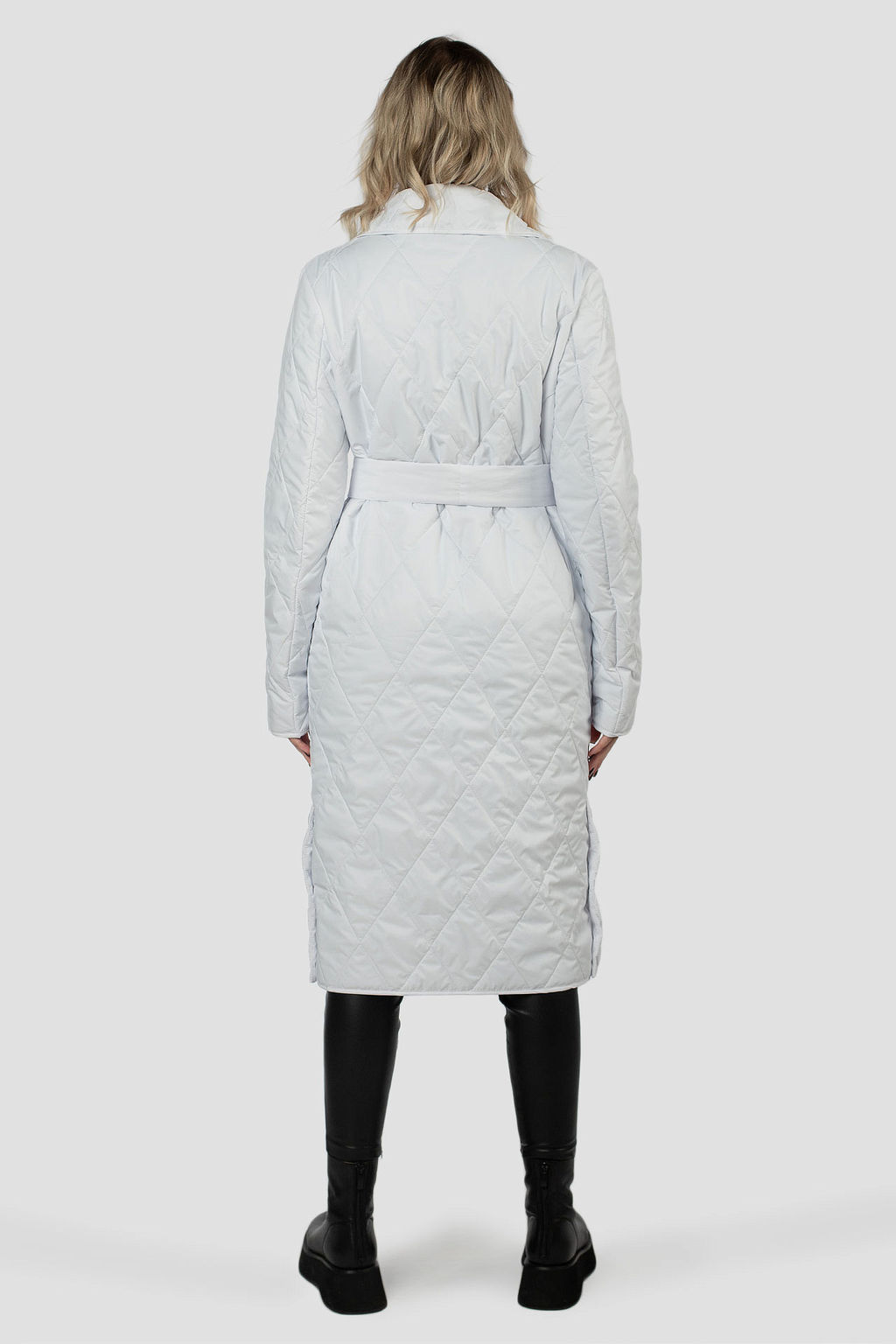 01-12086 Пальто женское демисезонное (пояс) - El podio фото 5