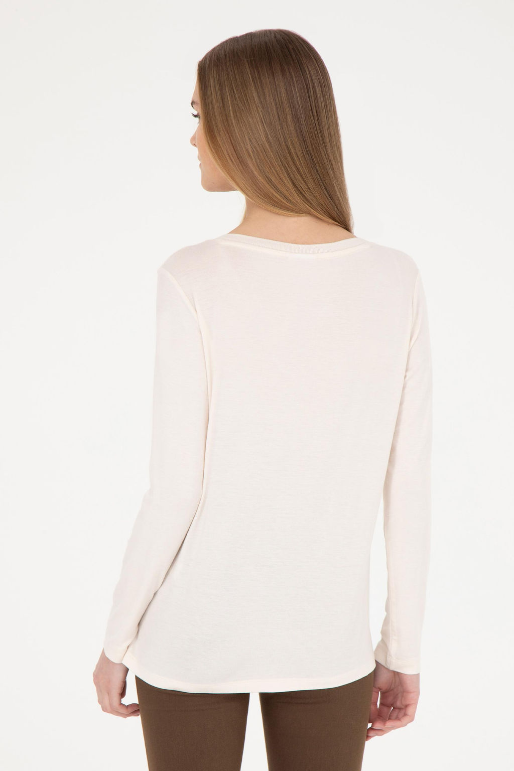 Kad_n Ekru Sweatshirt - U.s. polo assn фото 5
