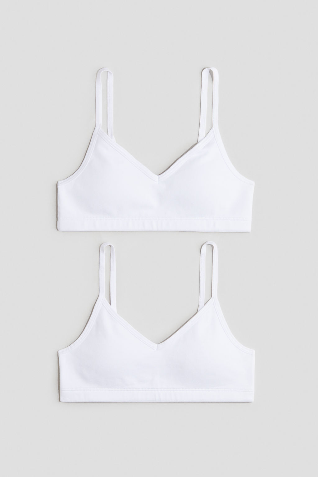 Pack de 2 crop tops con relleno - H&m фото 3