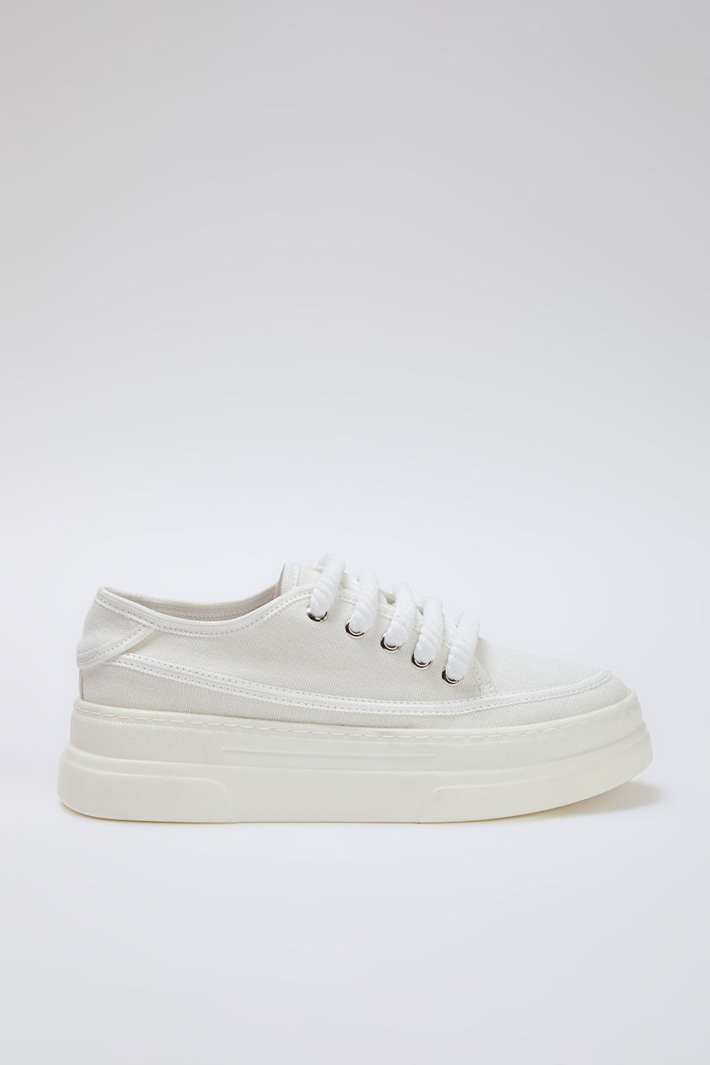 Trendyol Shoes Siyah Kanvas Bagc?kl? Yuksek Taban Kad?n Retro Spor Ayakkab? TAKSS25SN00010 - Trendyolmilla фото 8