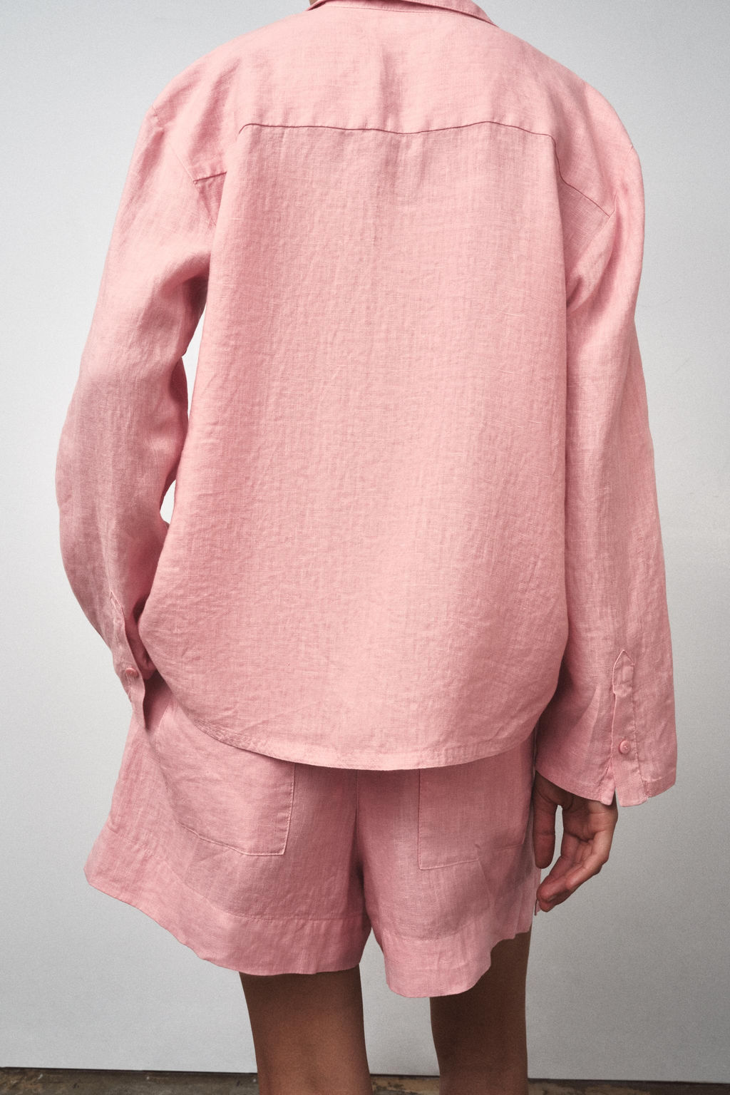 100% LINEN SHORTS ZW COLLECTION - Zara фото 3