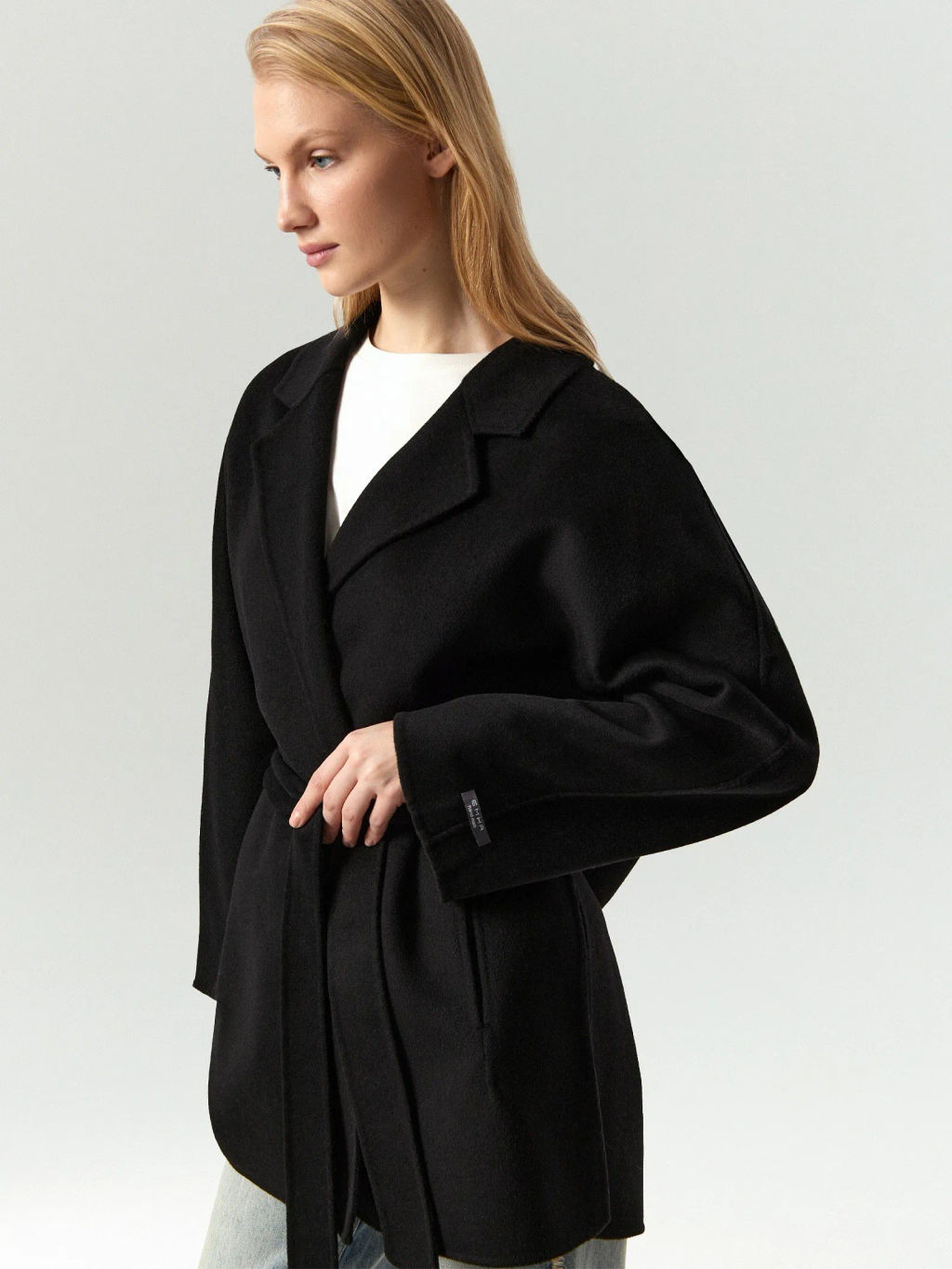 EMKA / Полупальто-халат из шерсти фото 2