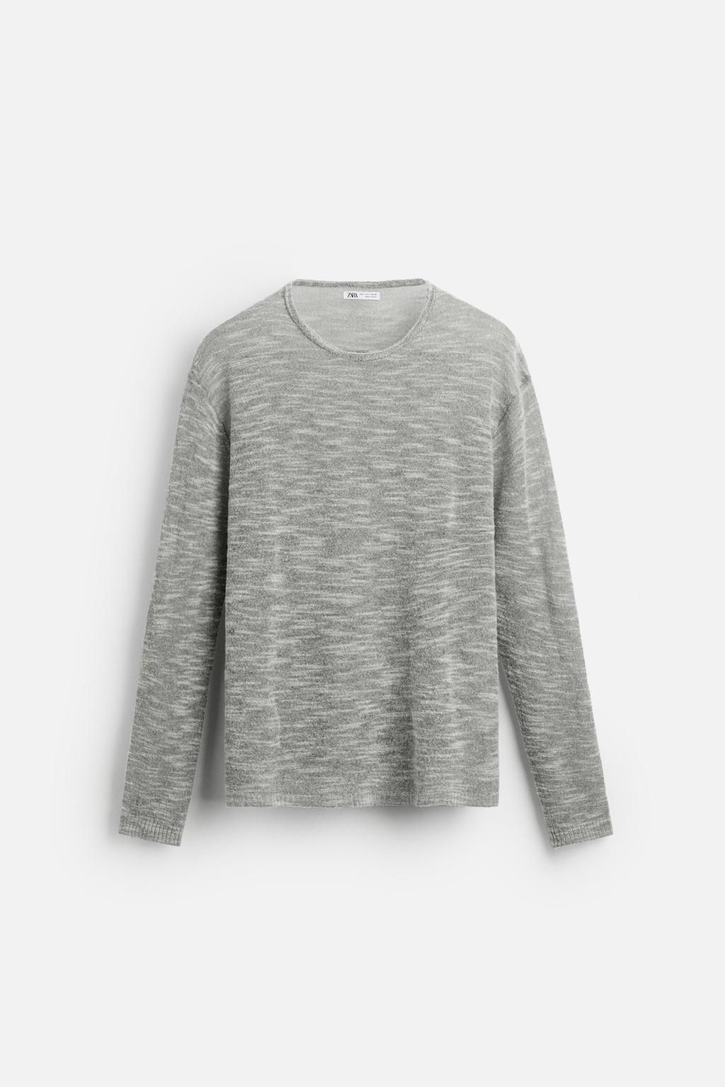SEMI-SHEER TEXTURED SWEATER - Zara фото 7
