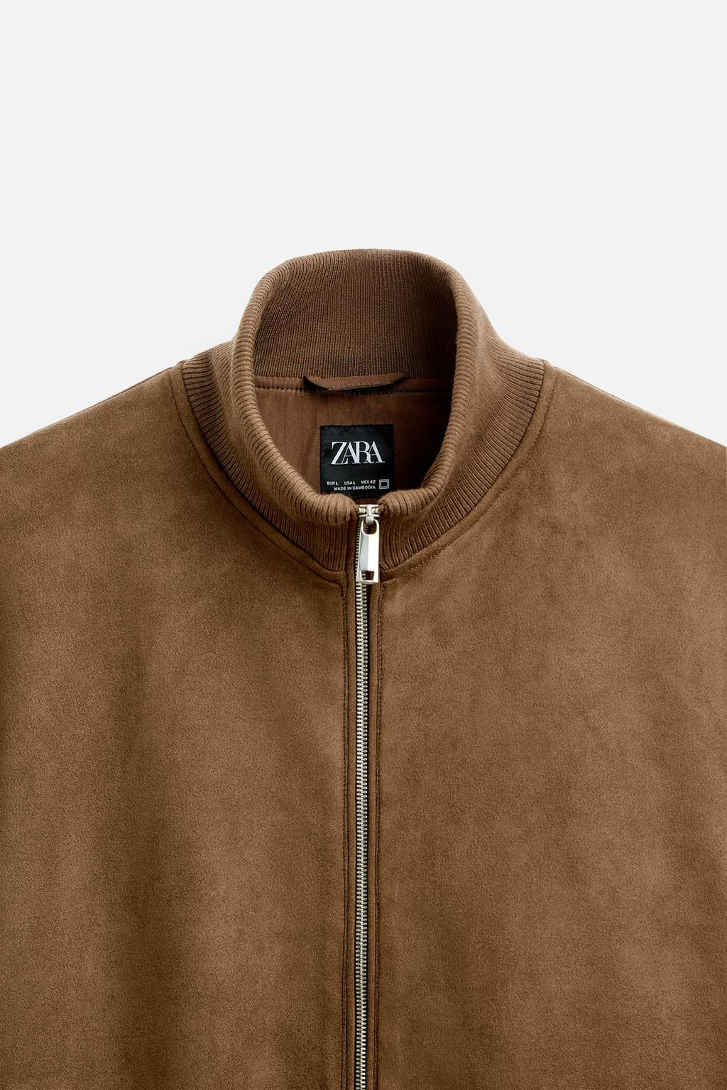 FAUX SUEDE JACKET - Zara фото 35