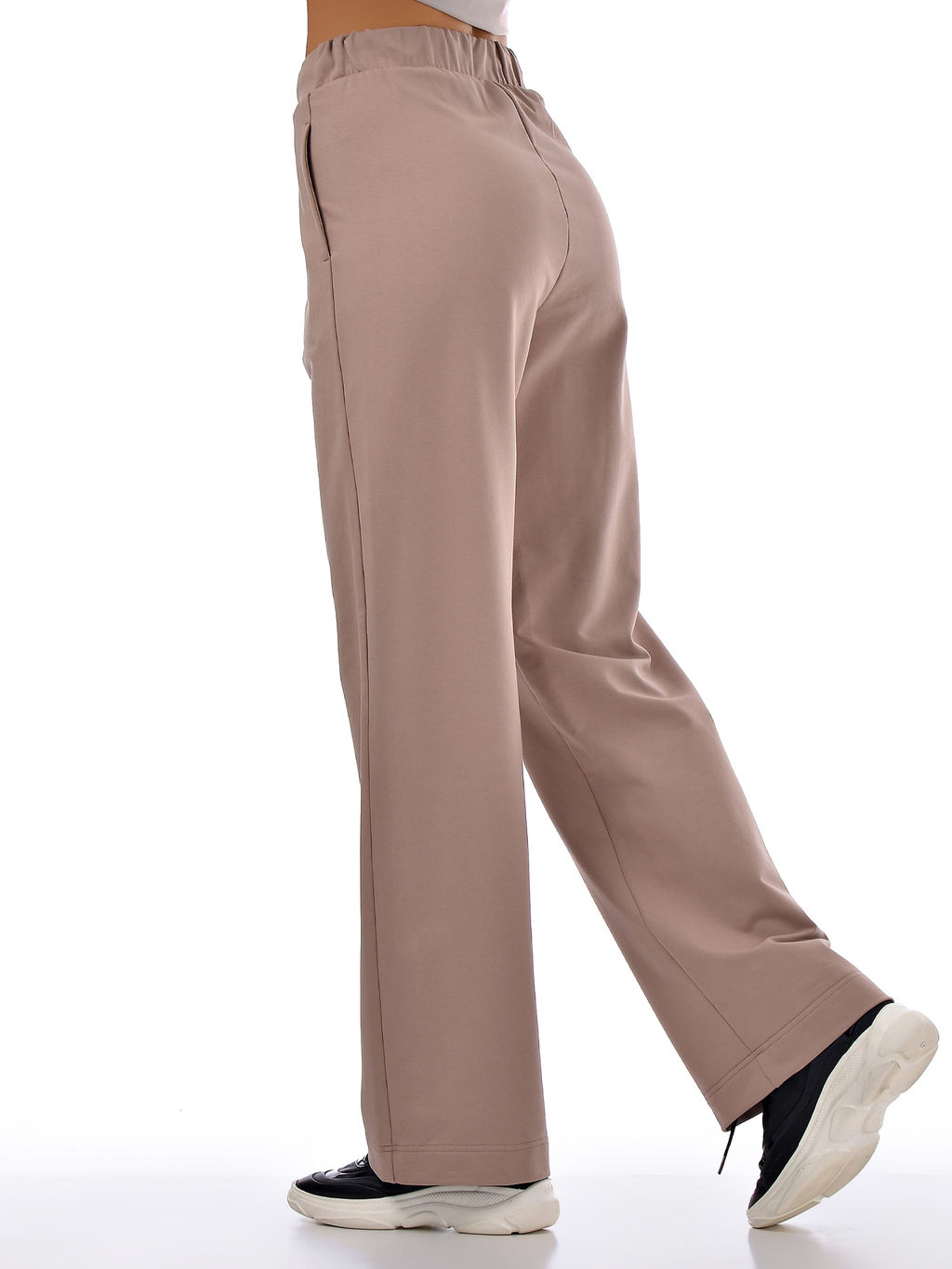 брюки  из футера 2х нитка пенье (хлопок с лайкрой) - А+б коллекция фото 8