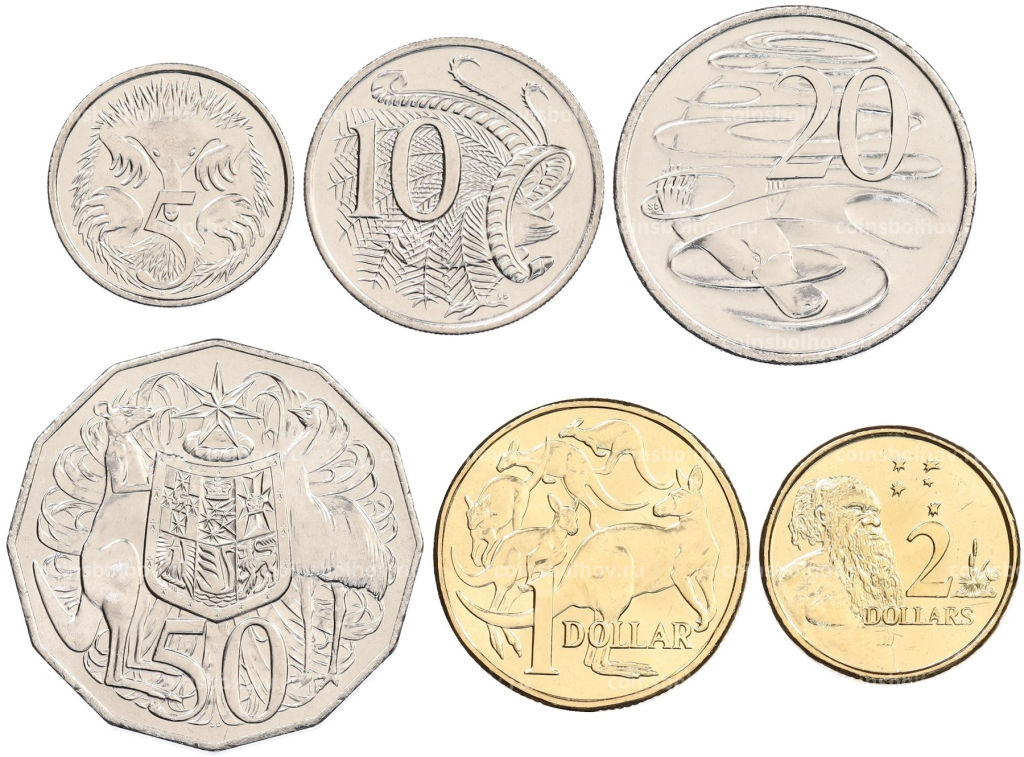 Набор из 6 монет 2025 года Австралия