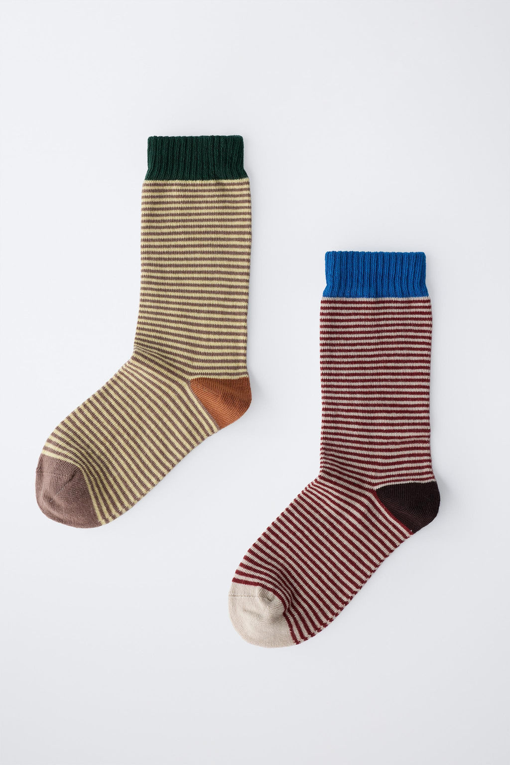 2-PACK OF STRIPED SOCKS - Zara фото 6
