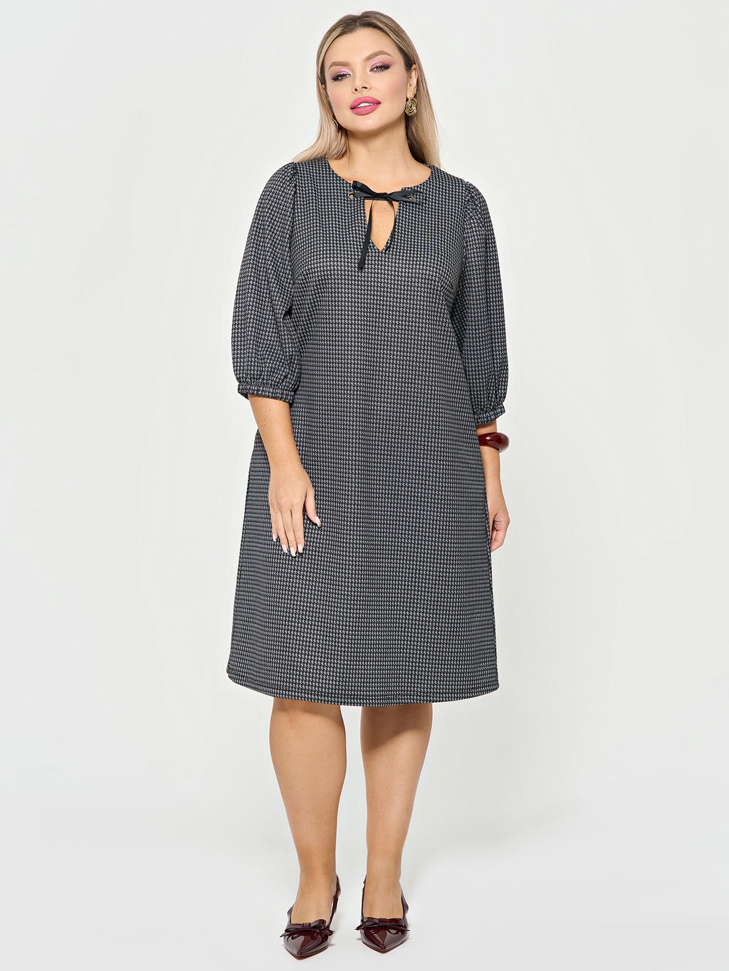 Платье 0218-2 чёрный кварц - Dora фото 152