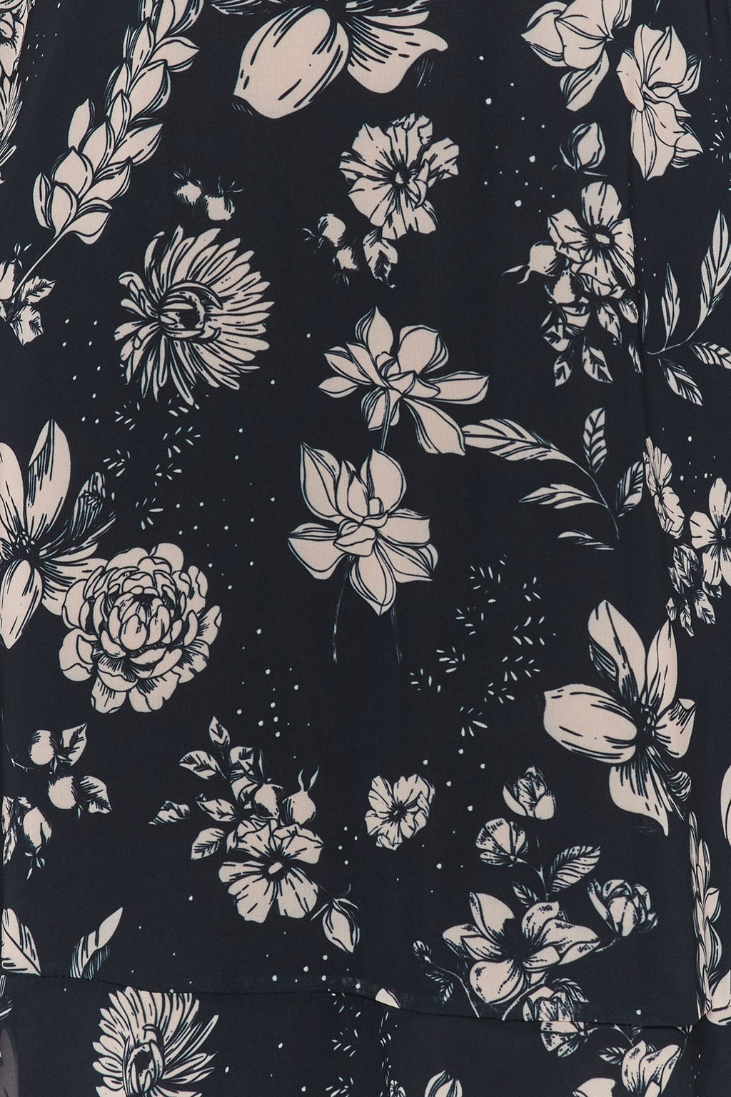 TRENDYOLMILLA Yesil Sal Desenli Volanl? Dokuma K?sl?k Elbise TWOAW23EL01436 фото 20