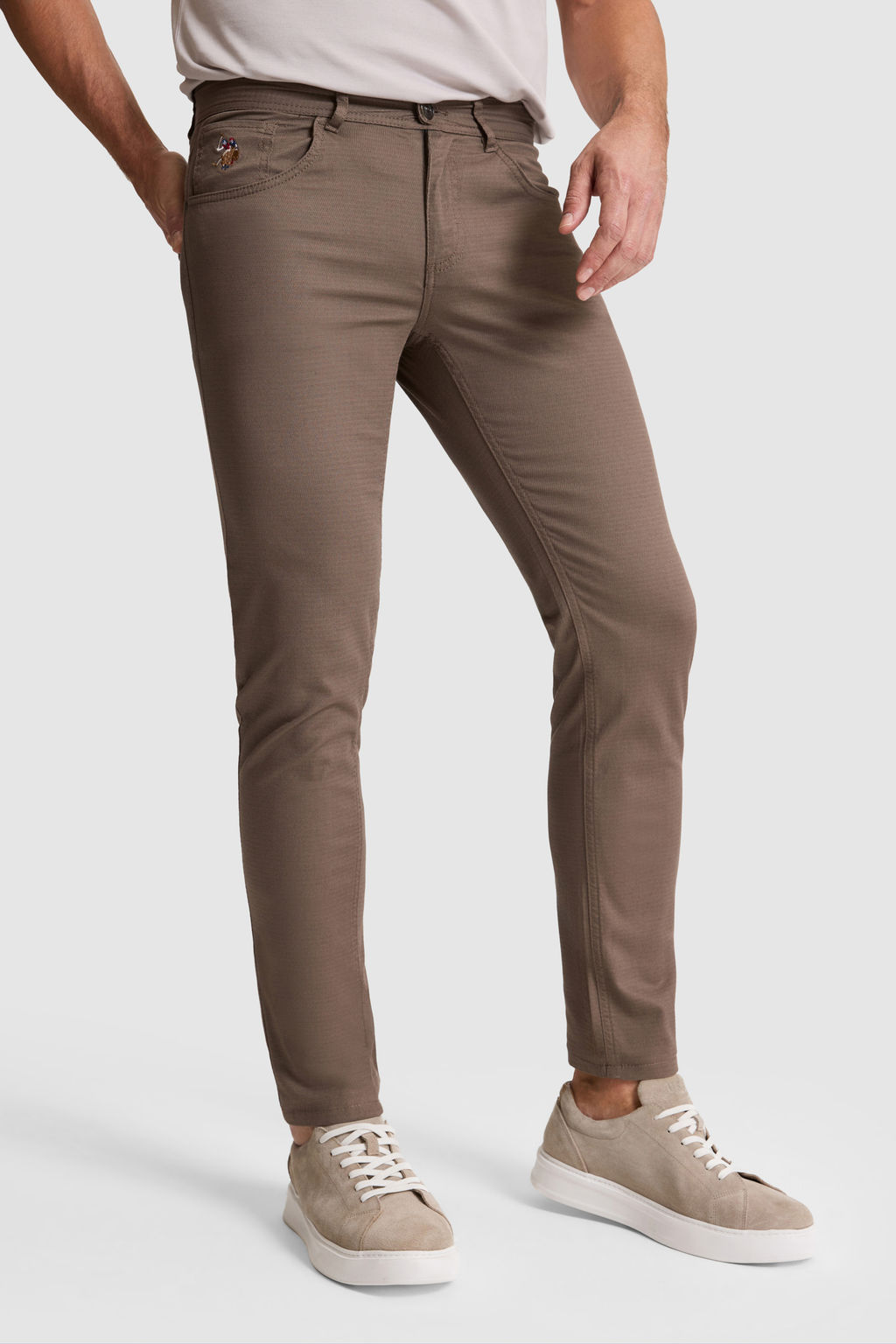 Erkek Vizon Kanvas / Chino Pantolon - U.s. polo assn фото 4