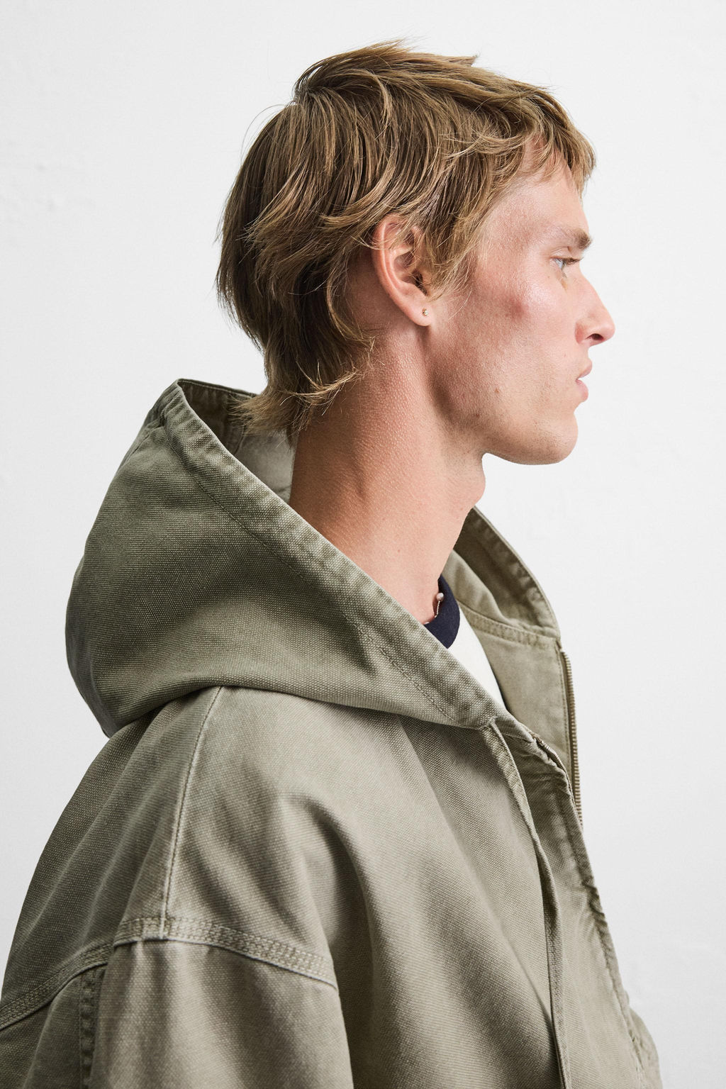 WASHED HOODED JACKET - Zara фото 6