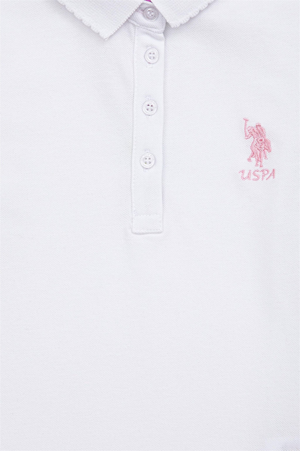 Белая футболка для девочек Basic - U.s. polo assn фото 6