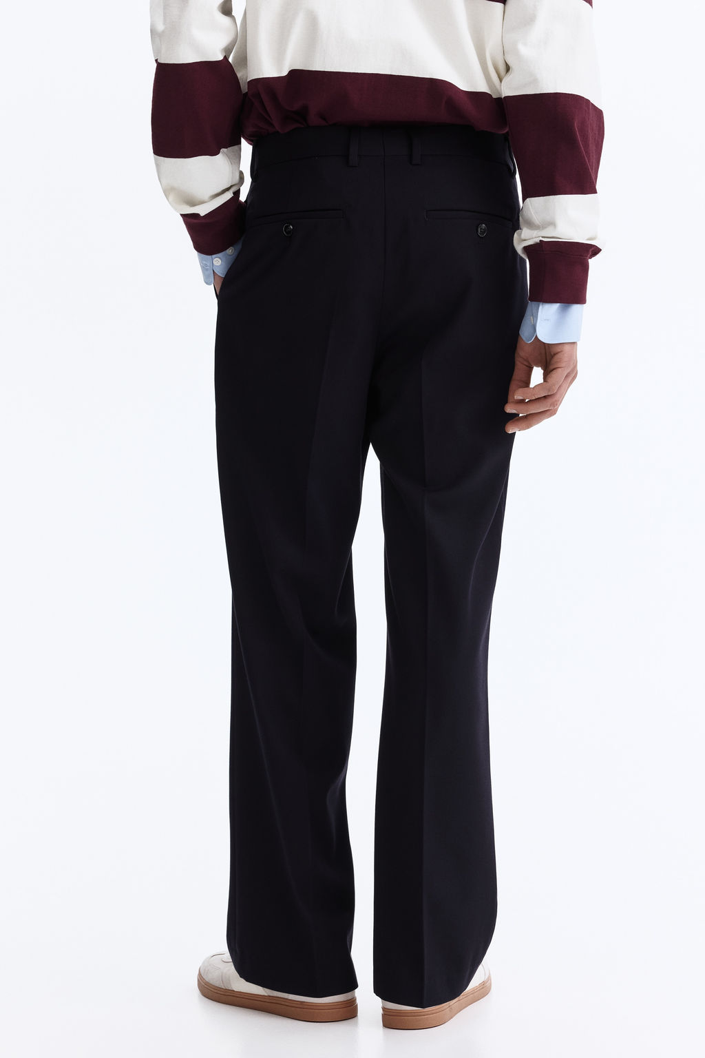 Pantal?n sastre en mezcla de lana Relaxed Fit - H&m фото 4