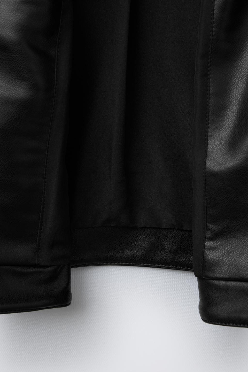 LEATHER EFFECT JACKET - Zara фото 5