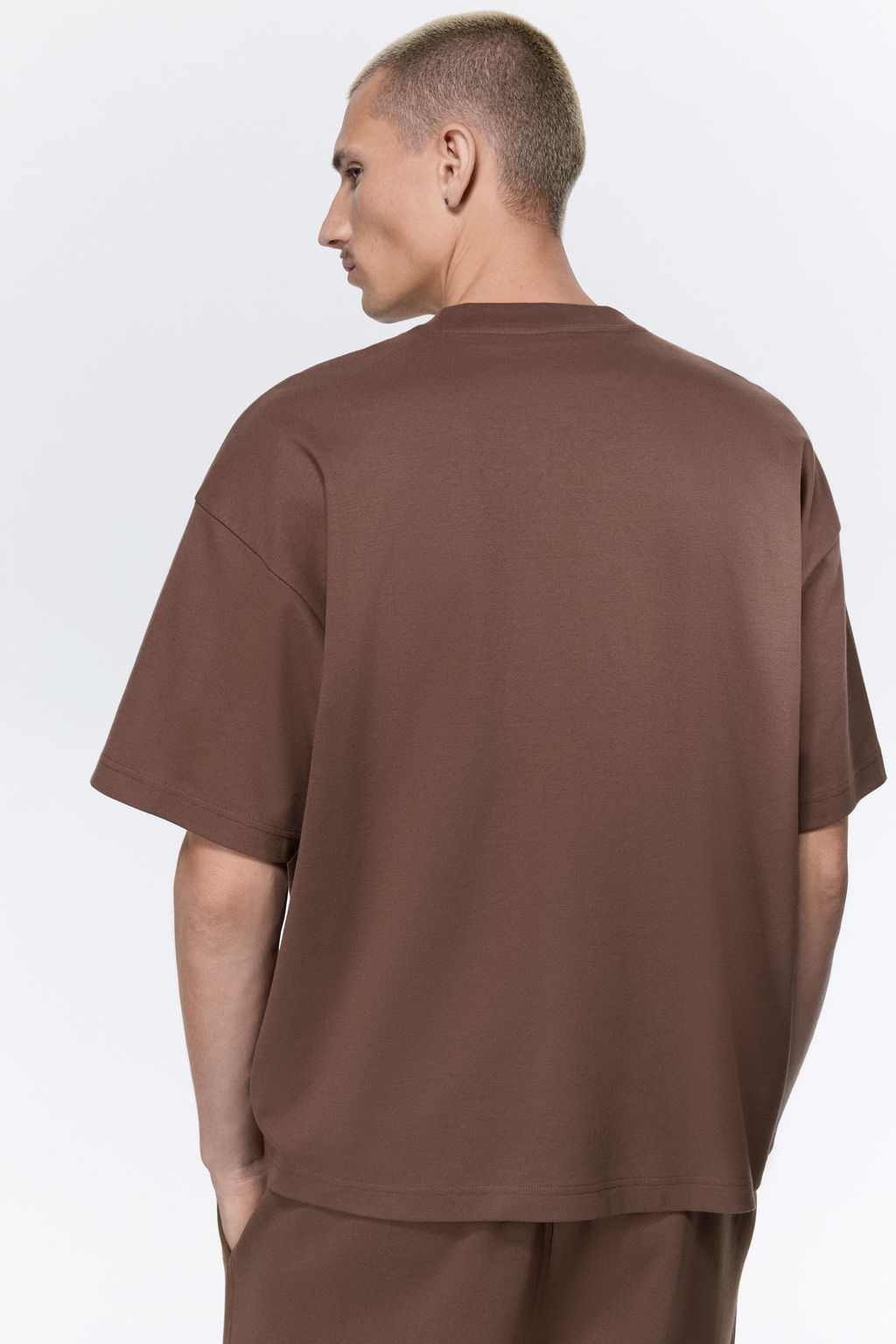 Camiseta interlock Oversized Fit - H&m фото 8