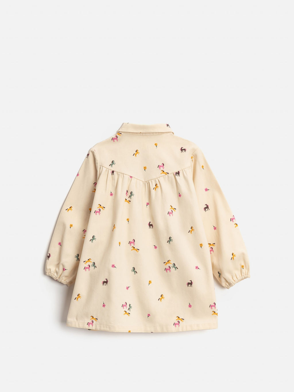 ACOOLA / Платье детское для девочек Meredit бежевый принт  фото 2