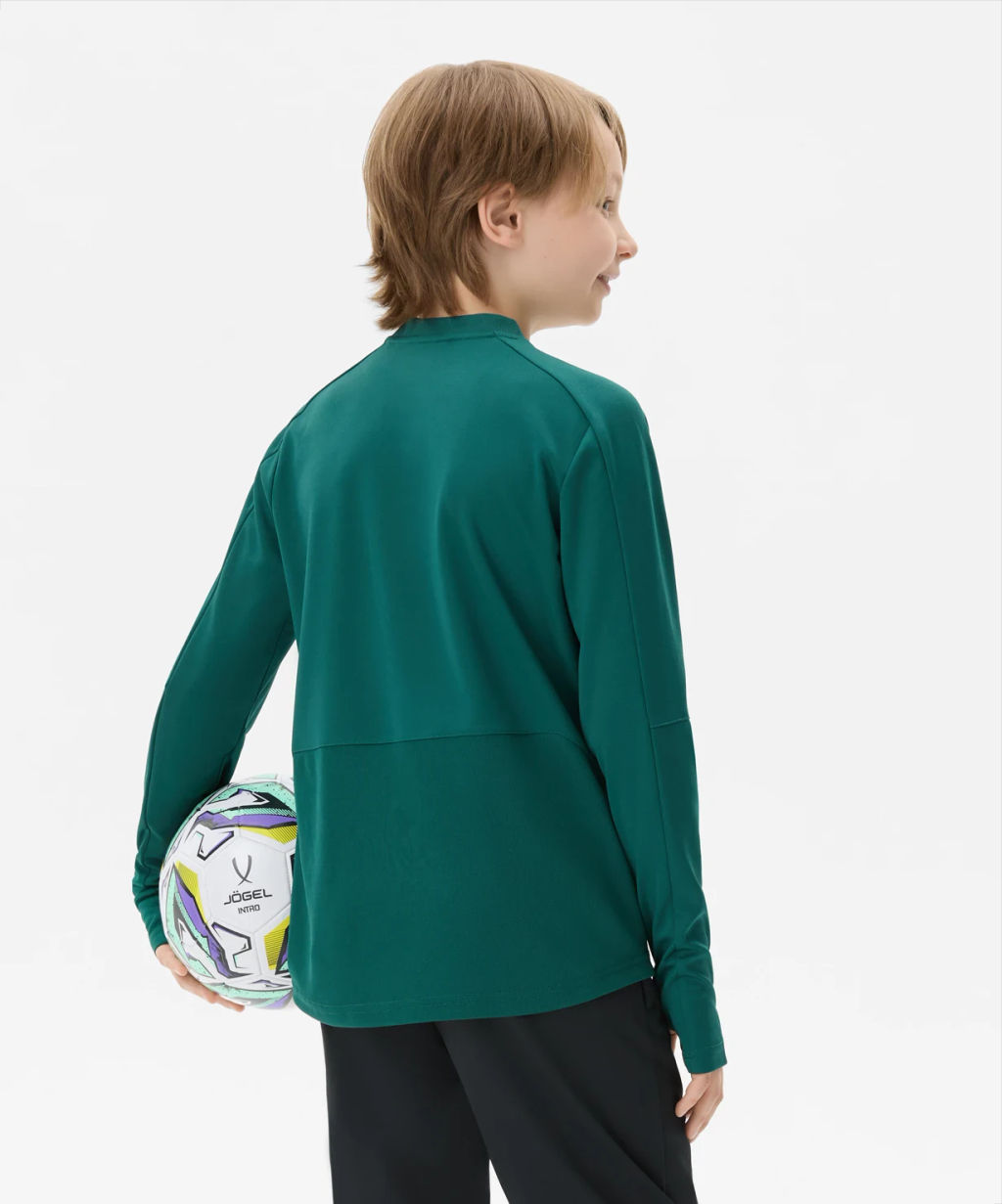 Джемпер тренировочный JOGEL DIVISION PerFormDRY Pro Training Top, темно-зеленый, детский  фото 2