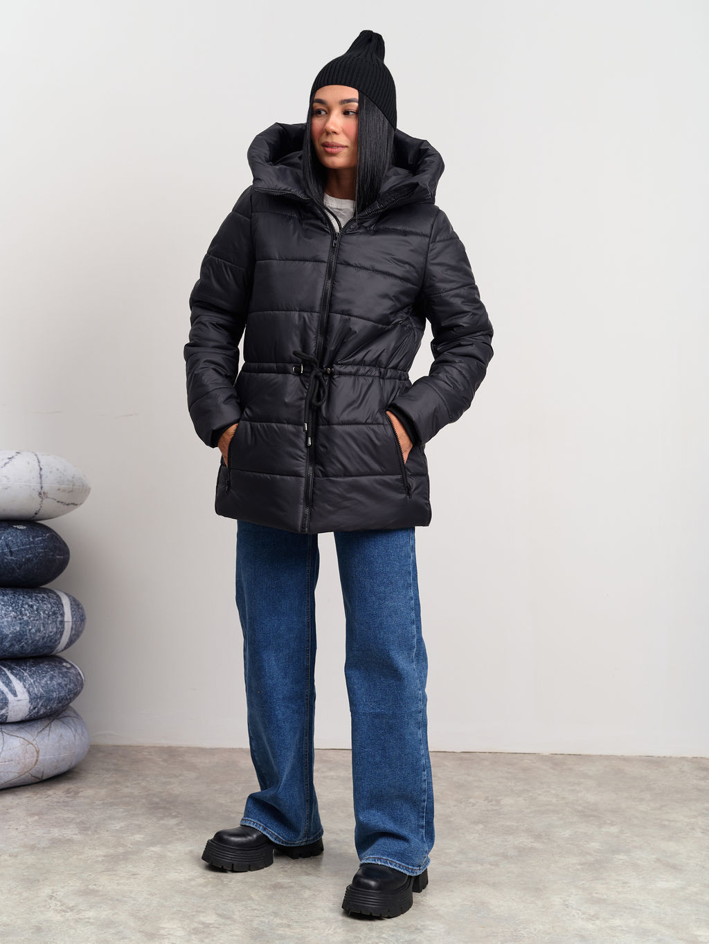 Куртка женская зимняя "Зефир" черный