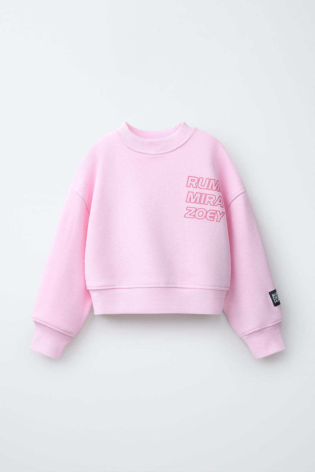 SUDADERA ESTAMPADA KPOP DEMON HUNTERS NETFLIX / Rosa - Zara фото 3