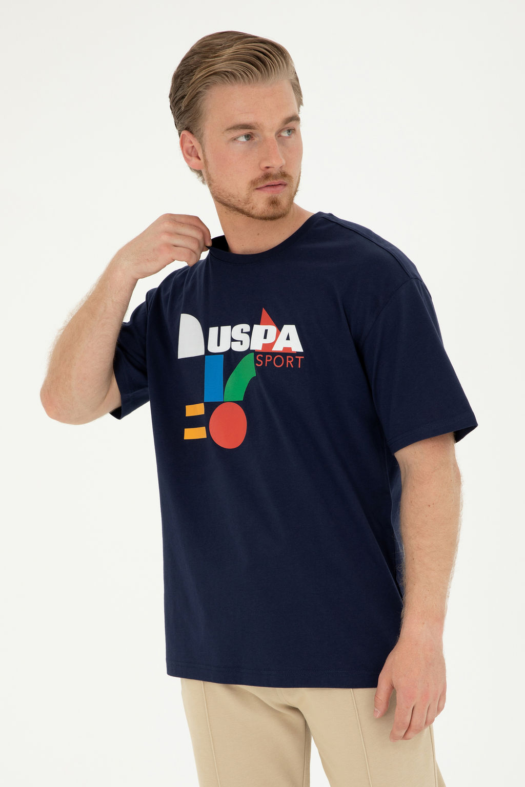 Мужская темно-синяя футболка Неожиданная скидка в корзине - U.s. polo assn фото 15