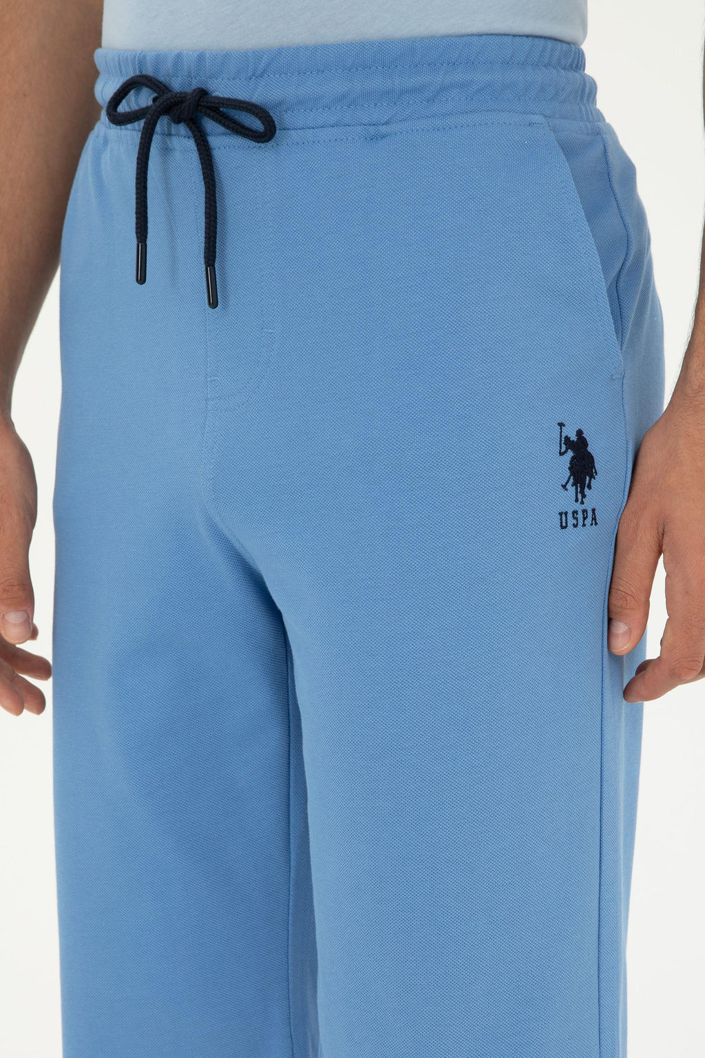 Мужские темно-синие вязаные шорты Неожиданная скидка в корзине - U.s. polo assn фото 5