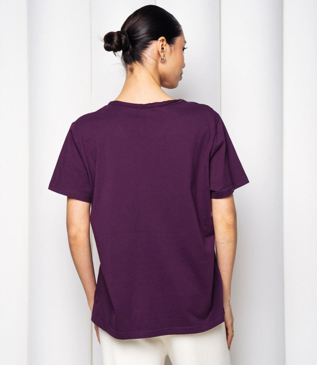 Футболка #КТ899 (2), фиолетовый - Dommod фото 3
