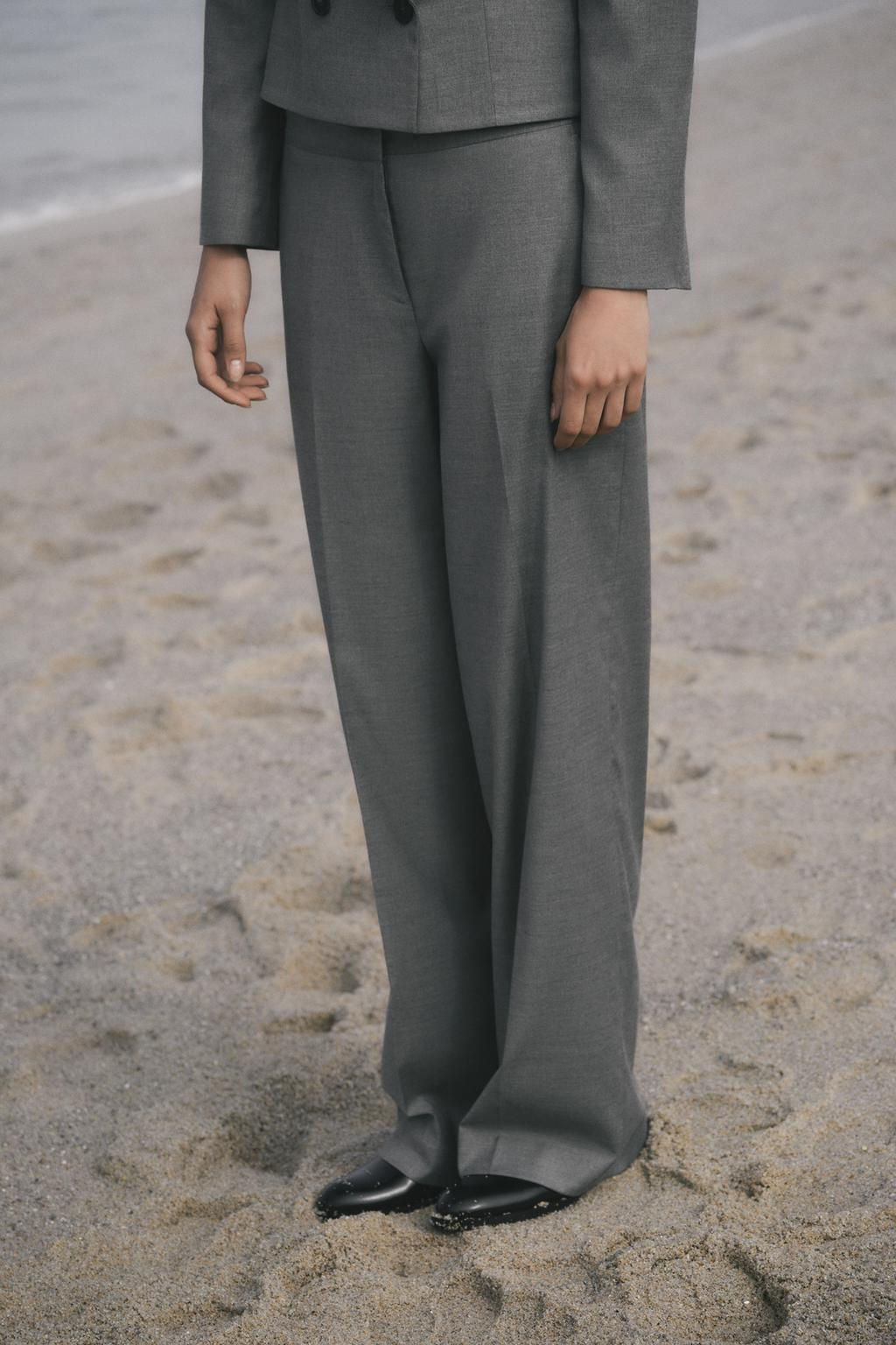 STRAIGHT FIT TROUSERS