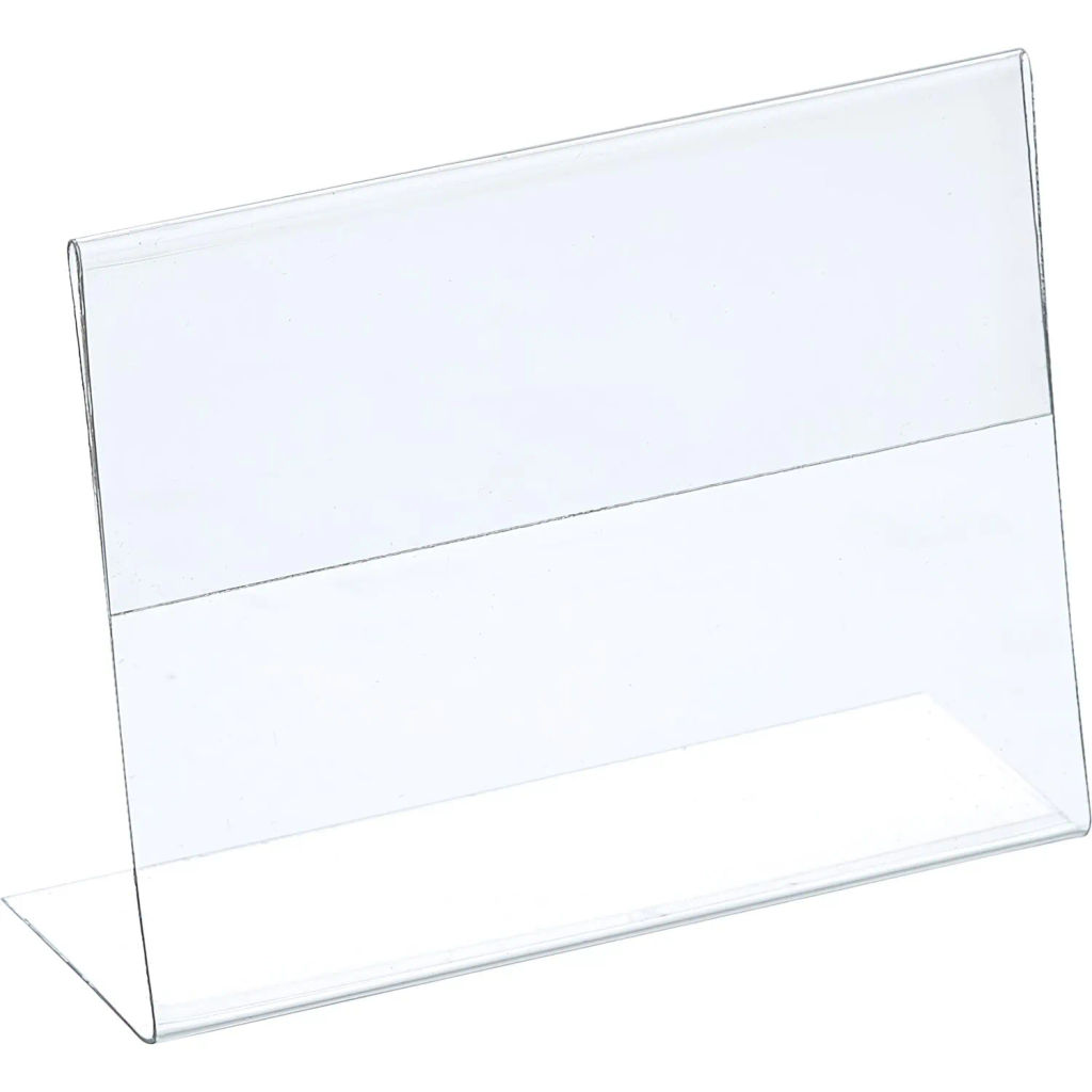 Ценникодержатель настол.д/ценника ПЭТ 80х60, 20шт/уп - Attache фото 2