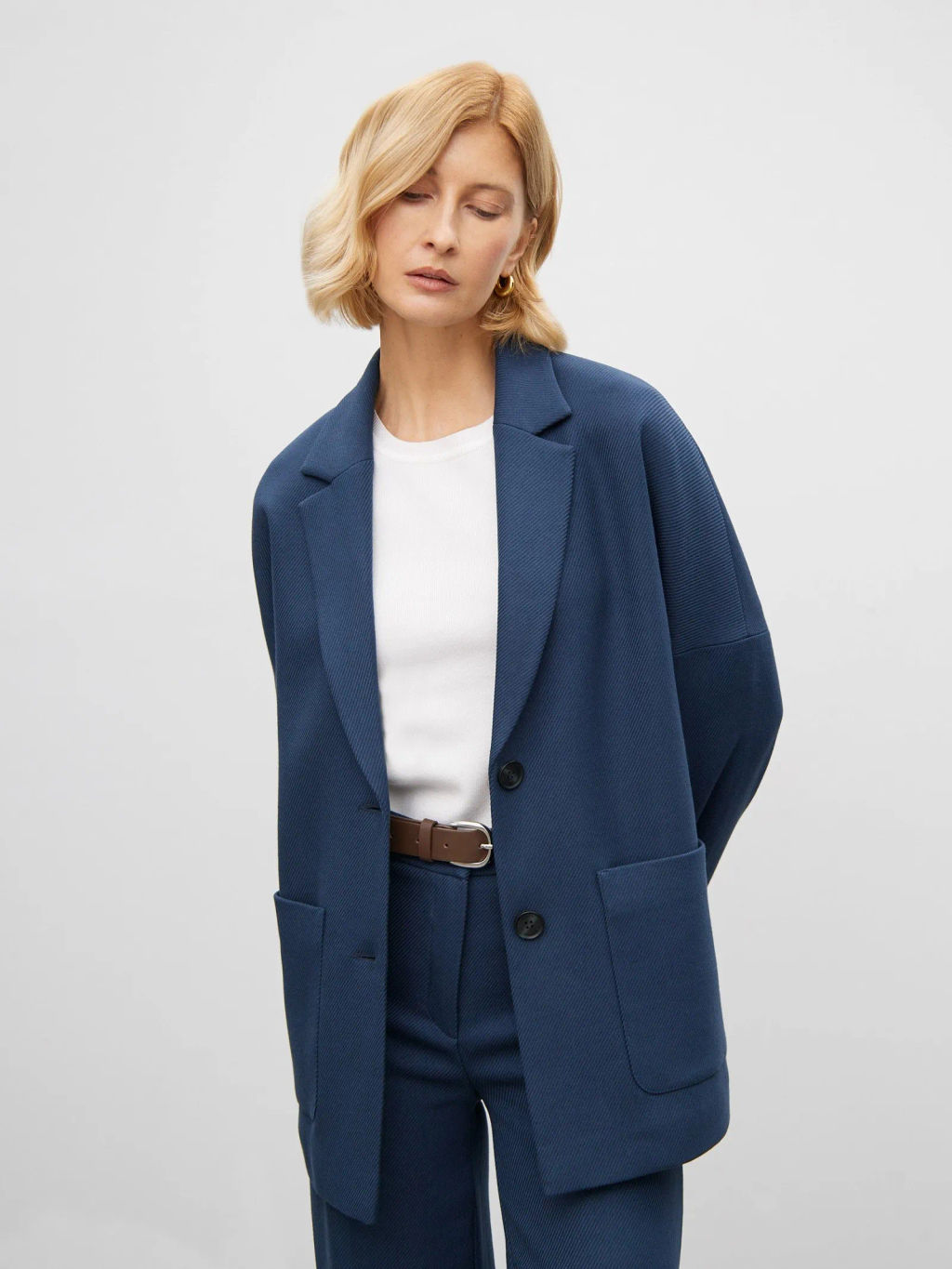 Брюки широкого кроя D340/kiona - Emka фото 2