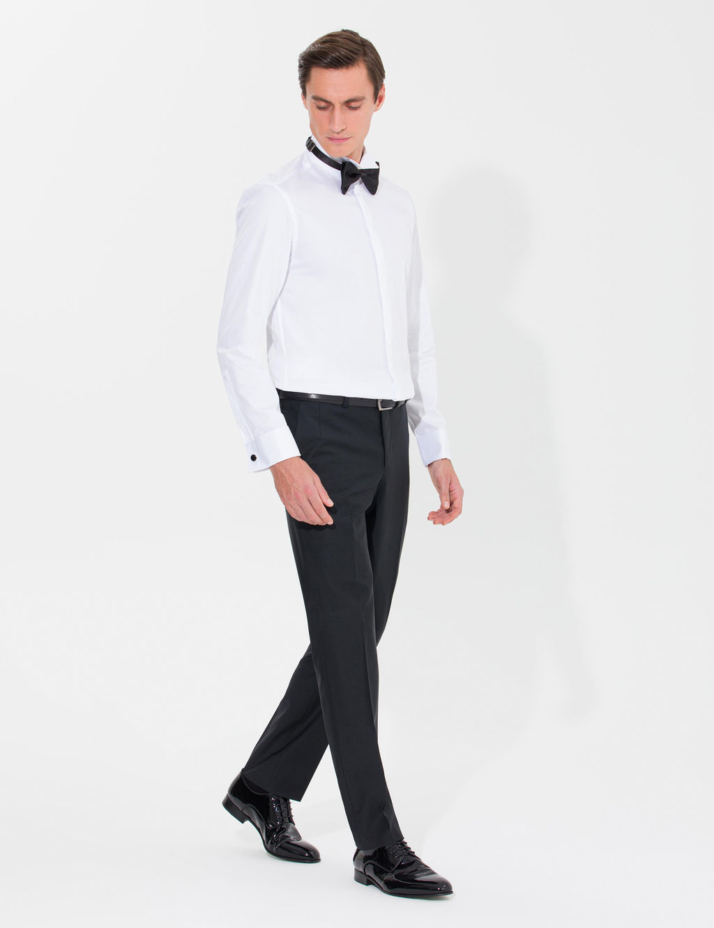 Beyaz Slim Fit Smokin G_mlek