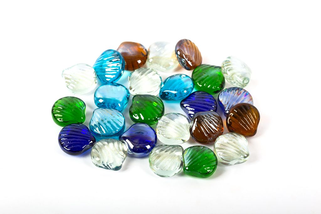 Blumentag GLG-07 МАРБЛС камни стеклянные 6 х 340 г 10 г №02 сердце 26x27 мм фото 6