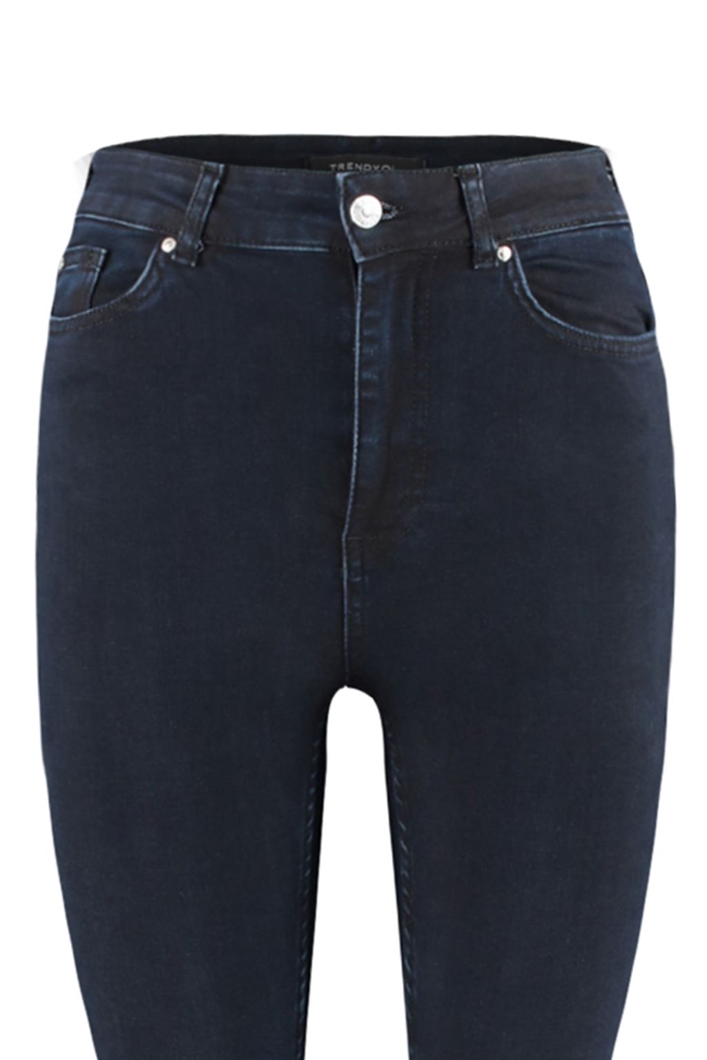 Gece Mavisi Vucudu Saran Esnek Super Yuksek Bel Esnek Skinny Jeans TWOSS23JE00080