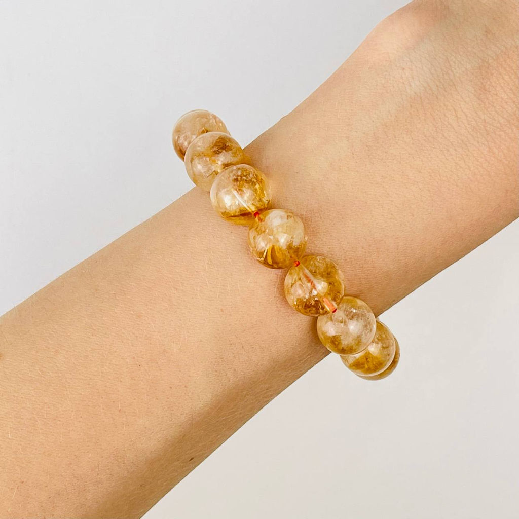 Браслет из Цитрина 18,5 см